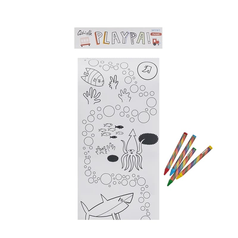 Раскраска Olli Ella с восковыми мелками "Playpa Paper Морское путешествие"